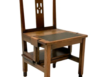 Jac. van den Bosch 't Binnenhuis Art Deco Library Chair or Library Steps, 1916